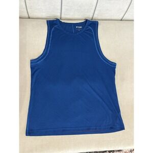 Rhone Shirt Mens Large Blue Tank Top Sleeveless Athletic Running Gym Training